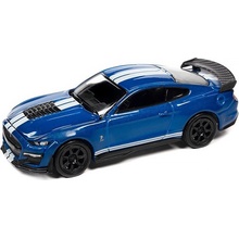 Auto World Shelby GT 500 2021 Carbon modrá 1:64