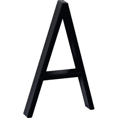 Zinkové písmeno "A" v „3D“ prevedení RN.125V.A.CE