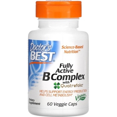 Doctor's Best BEST Fully Active B Complex | with Quatrefolic® [60 капсули]