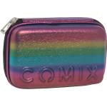  Ученически несесер със съдържание comix rainbow purple 2024 (71563pu)