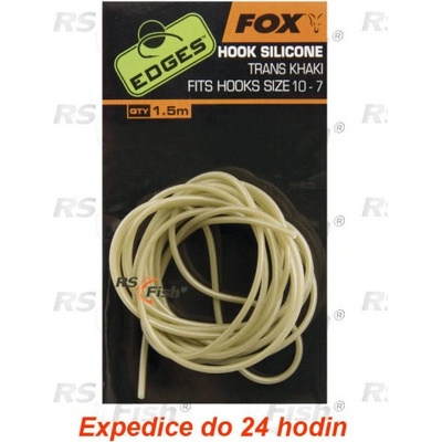Fox EDGES Hook Silicone Trans Khaki Hook 10 - 7