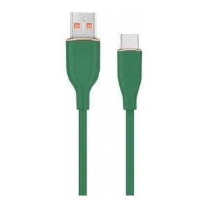 Gembird USB Type-C charging and data cable, silicone braided, 1.5m, green