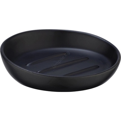 WENKO 23653100 - Сапунерка BADI 11, 5x3 см черна (WE0027)