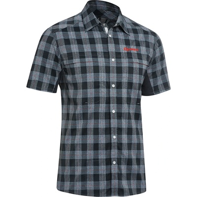 Gonso Мъжка фланелка с къс ръкав за колоездене Gonso Don Cycling jersey - Black Melange (056-1018-0511)