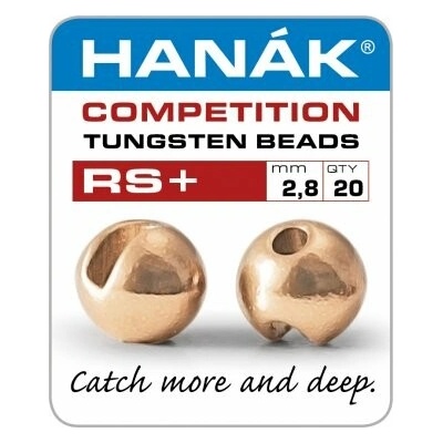 Hanák HA RS+tung.hlavičky metalická růžové zlato 3.5mm, 0.36g, 20ks
