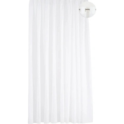 Záves Sable uni biely 600x245 cm