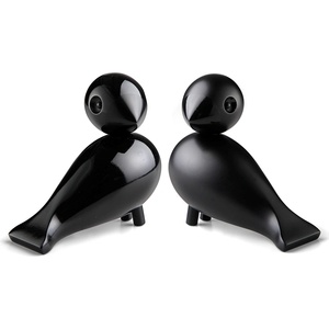 Kay Bojesen Украса Lovebirds дървена черна 2 бр (39240)