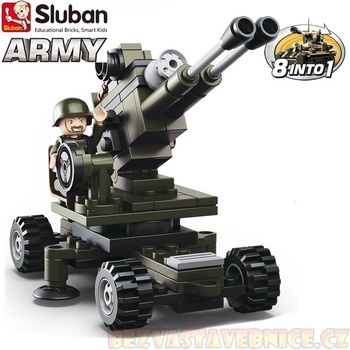 Sluban B0587E Army Dělostřelec