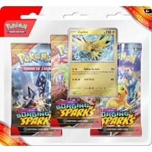 Pokémon TCG Surging Sparks 3 Pack Blister Booster Zapdos