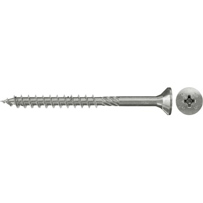 Fischer 657255 skrutka zo zápustnou hlavou 6 mm 100 mm krížová dražka Pozidriv glavanizované zinkom 100 ks