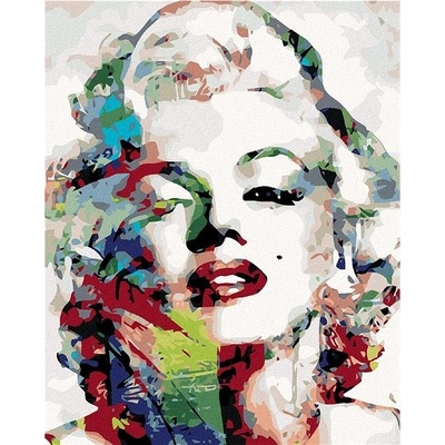 zuty Malování podle čísel Marilyn Monroe 80 x 100 cm vypnuté plátno na rám