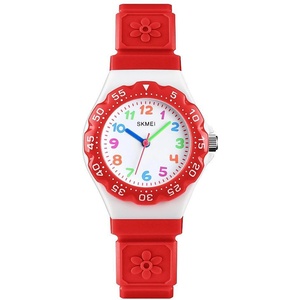 Skmei Детски часовник SKMEI Flower, Червен, Различни цветове (SKMEI-1483-KIDS-RED) Часовници