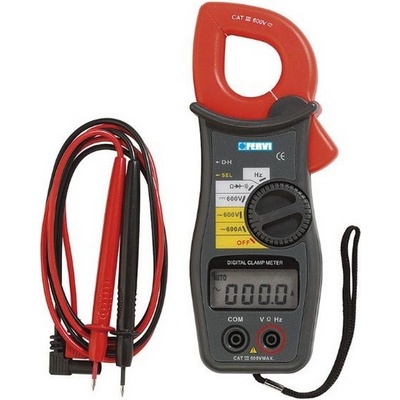 FERVI Дигитални AC/DC амперклещи Fervi P080 - измервания на ток, напрежение, съпротивление и честота (P080)