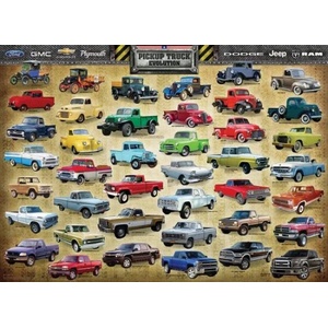 EUROGRAPHICS - Puzzle Pickup Truck Evolution - 1 000 piese