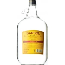 Barsol Pisco Quebranta 41,3% 4 l (čistá fľaša)