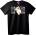 NOONEBRAND Тениска LUX Повтарящо Лого - 2XL, Black