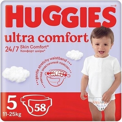 Huggies Ultra Comfort Jumbo 3 5-8 kg 58 ks