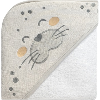 Kikkaboo Хавлия с качулка 90/90см тери Seally Me (31104010071)