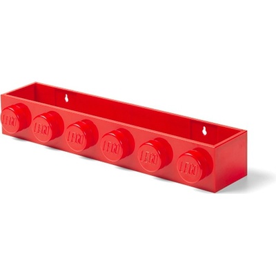 LEGO závesná polička - červená