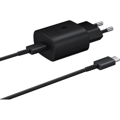 Samsung Оригинално зарядно Samsung 25W Super Fast USB-C Charger (EP-TA800) + кабел