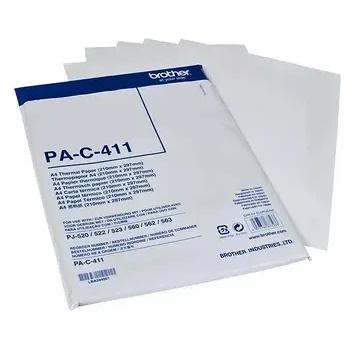 Brother ТЕРМО ХАРТИЯ BROTHER - CUT SHEET PAPER - A4 Size - 100 ЛИСТА - PN PAC411 (PA-C-411) (PAC-411) (701BRAPAC411)