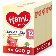 Hami 3 s príchuťou vanilky 5 x 600 g