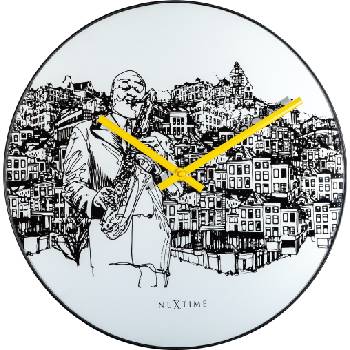 NeXtime Стенен часовник Sax City (8192)