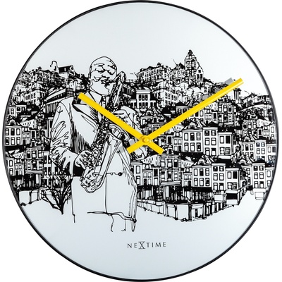 NeXtime Стенен часовник Sax City (8192)