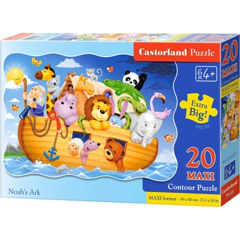 Castorland Пъзел Castorland от 20 XXL части - Ноевият ковчег (C-02245)