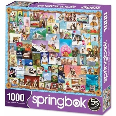 Springbok Пъзел Springbok от 1000 части - Колаж с животни (33-10905)