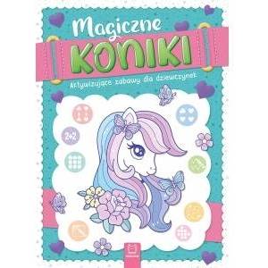 AKSJOMAT Magic horses book. Activising fun for girls