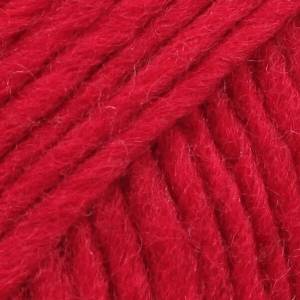 DROPS Design Snow Uni Colour 08 Crimson Red Плетива прежда (108208)