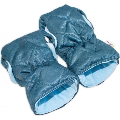 Baby Nellys Rukávnik prešívaný Velvet zelená