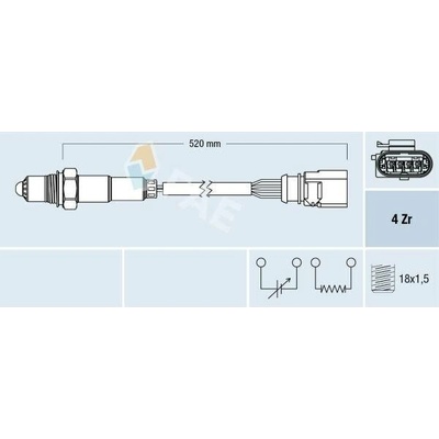 Lambda sonda FAE 77438