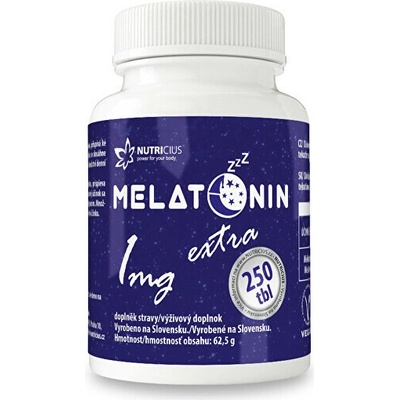 Melatonín extra 1 mg 250 tabliet