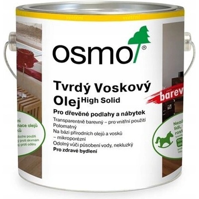OSMO Tvrdý voskový olej barevný 2,5 l - 3074 Grafit