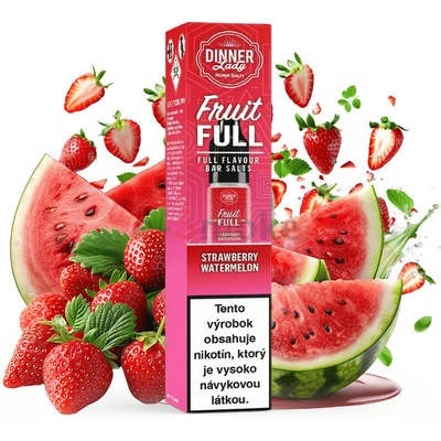 Dinner Lady Bar Salt Strawberry Watermelon 10 ml 10 mg