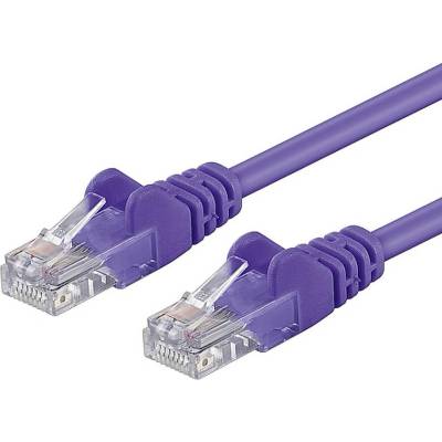 Premiumcord sputp005V Patch, UTP RJ45-RJ45 level 5e, 0.5m, fialový