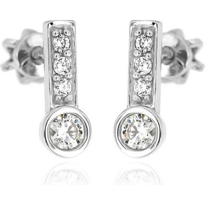 Zlatnictví U Kostela zlaté náušnice se zirkony 2095b