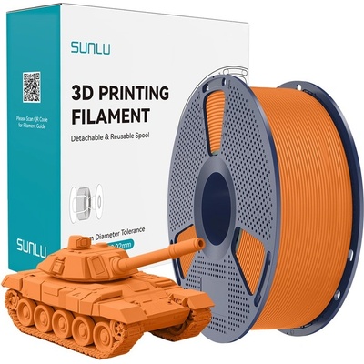 Sunlu PLA филамент Sunlu High Speed PLA+, 1.75 mm, 1.0 kg, Orange