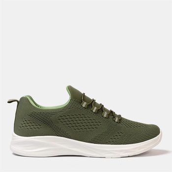 Donnay Маратонки Donnay Knit Runner Women Slip on Trainers - Army Green