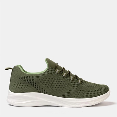 Donnay Маратонки Donnay Knit Runner Women Slip on Trainers - Army Green