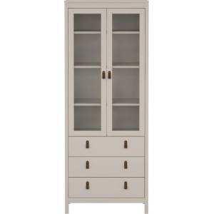 Tvilum Сиво-бежова витрина 78x199x33 cm Madrid - Tvilum (79666nknk)