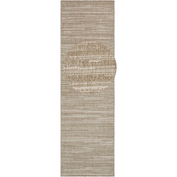 Elle Decoration Бежов външен килим с протектор 250x80 cm Gemini - Elle Decoration (105548-80x250)