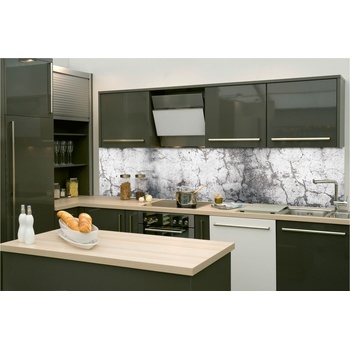 DIMEX ART s. r. o Фототапет за кухня - сива лющеща се стена 260 x 60 см