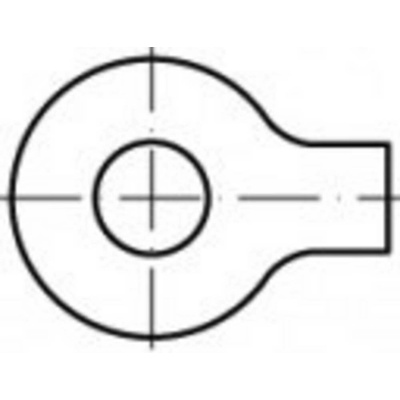 podložka ocel glavanizované zinkom 100 ks TOOLCRAFT TO-5381208