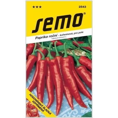 SEMO Paprika kořeninová Hodonínská sladká vzpřímená na pole
