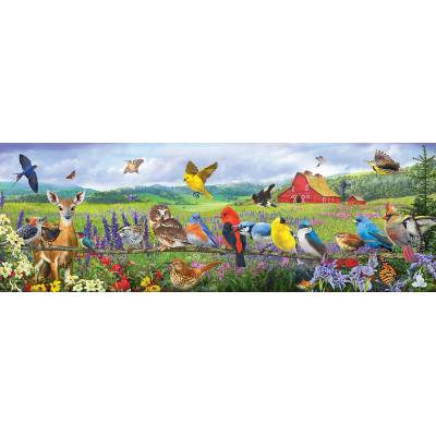 SunsOut - Puzzle Eastern Birds 500 panorama - 500 piese