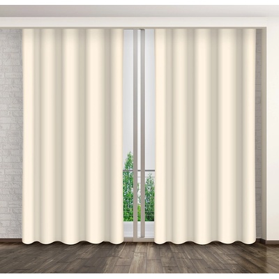 Jednofarebný záves krémový ZMA5 Rozmer závesu: 160x270cm