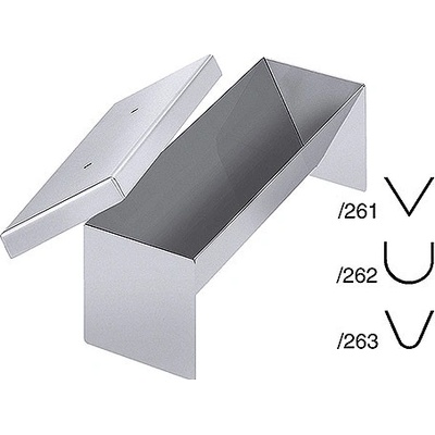 Contacto Forma ve tvaru "V" na paštiku s poklopem 0,7 l 882/261 inox